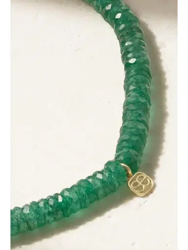 Sydney Evan Small Peace Heart 14-karat Gold Multi-stone Bracelet | Thumbnail 3 Sydney Evan Small Peace Heart 14-karat Gold Multi-stone Bracelet | Thumbnail 3