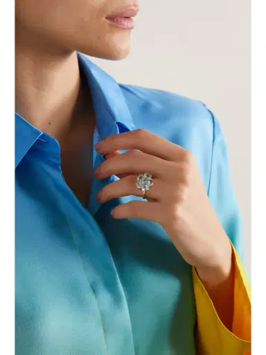 Irene Neuwirth Gemmy Gem 18-karat Gold Aquamarine Ring | Thumbnail 2 Irene Neuwirth Gemmy Gem 18-karat Gold Aquamarine Ring | Thumbnail 2