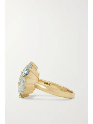 Irene Neuwirth Gemmy Gem 18-karat Gold Aquamarine Ring | Thumbnail 5 Irene Neuwirth Gemmy Gem 18-karat Gold Aquamarine Ring | Thumbnail 5