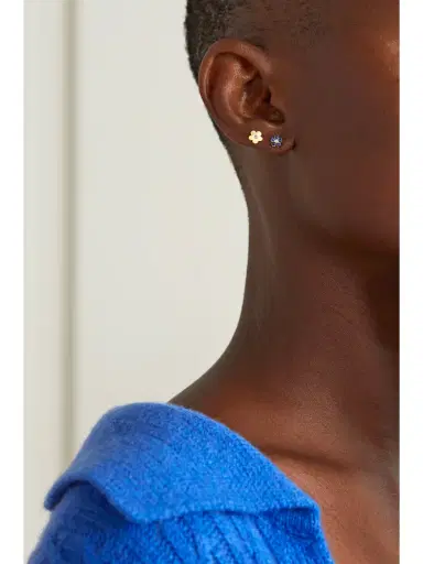Jennifer Meyer 18-karat Gold, Lapis Lazuli And Diamond Earrings | Thumbnail 5 Jennifer Meyer 18-karat Gold, Lapis Lazuli And Diamond Earrings | Thumbnail 5
