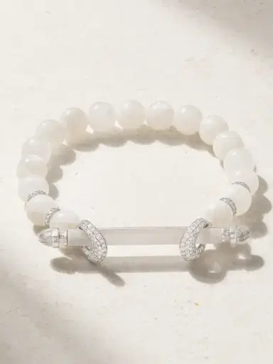 Ananya Chakra 18-karat White Gold Multi-stone Bracelet | Thumbnail 2 Ananya Chakra 18-karat White Gold Multi-stone Bracelet | Thumbnail 2