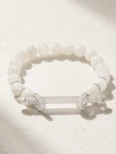 Ananya Chakra 18-karat White Gold Multi-stone Bracelet | Thumbnail 1 Ananya Chakra 18-karat White Gold Multi-stone Bracelet | Thumbnail 1