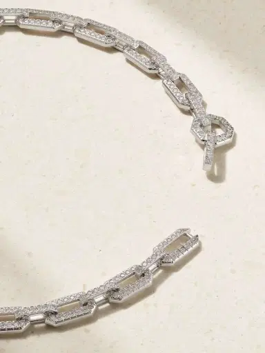David Yurman 18-karat White Gold Diamond Necklace | Thumbnail 3 David Yurman 18-karat White Gold Diamond Necklace | Thumbnail 3