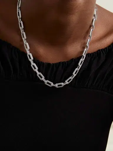 David Yurman 18-karat White Gold Diamond Necklace | Thumbnail 5 David Yurman 18-karat White Gold Diamond Necklace | Thumbnail 5