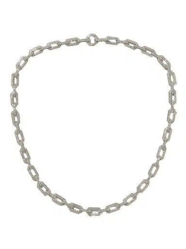 David Yurman 18-karat White Gold Diamond Necklace | Thumbnail 1 David Yurman 18-karat White Gold Diamond Necklace | Thumbnail 1