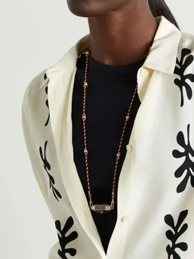 Marie Lichtenberg Love Is Blind Locket 18-karat Gold Multi-stone Necklace | Thumbnail 2 Marie Lichtenberg Love Is Blind Locket 18-karat Gold Multi-stone Necklace | Thumbnail 2