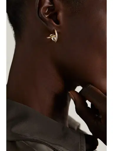 Mateo 14-karat Gold, Amethyst And Diamond Earrings | Thumbnail 2 Mateo 14-karat Gold, Amethyst And Diamond Earrings | Thumbnail 2
