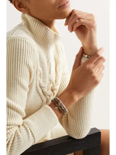 Sydney Evan Evil Eye 14-karat Gold, Andalusite And Diamond Bracelet | Thumbnail 5 Sydney Evan Evil Eye 14-karat Gold, Andalusite And Diamond Bracelet | Thumbnail 5