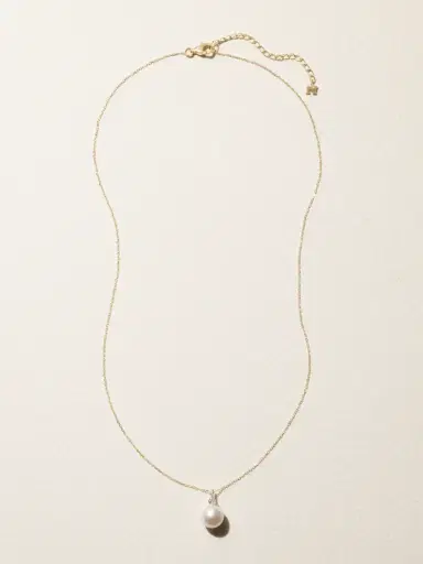 Mateo 14-karat Gold, Pearl And Diamond Necklace | Thumbnail 4 Mateo 14-karat Gold, Pearl And Diamond Necklace | Thumbnail 4