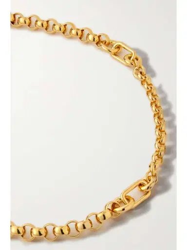 Laura Lombardi + Net Sustain Pietra Recycled Gold-plated Necklace | Thumbnail 4 Laura Lombardi + Net Sustain Pietra Recycled Gold-plated Necklace | Thumbnail 4