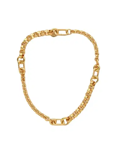 Laura Lombardi + Net Sustain Pietra Recycled Gold-plated Necklace | Thumbnail 1 Laura Lombardi + Net Sustain Pietra Recycled Gold-plated Necklace | Thumbnail 1