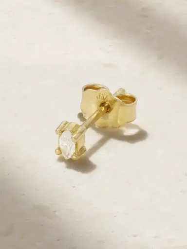 Jennifer Meyer 18-karat Gold Diamond Single Earring | Thumbnail 1 Jennifer Meyer 18-karat Gold Diamond Single Earring | Thumbnail 1