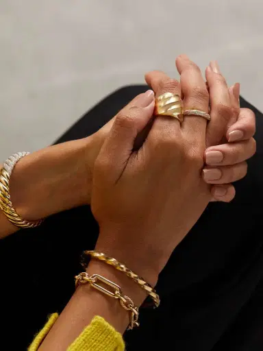 David Yurman + Net Sustain Cable 18-karat Recycled Gold Diamond Ring | Thumbnail 5 David Yurman + Net Sustain Cable 18-karat Recycled Gold Diamond Ring | Thumbnail 5