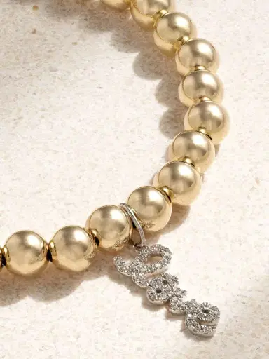Sydney Evan Love 14-karat Gold Diamond Bracelet | Thumbnail 4 Sydney Evan Love 14-karat Gold Diamond Bracelet | Thumbnail 4