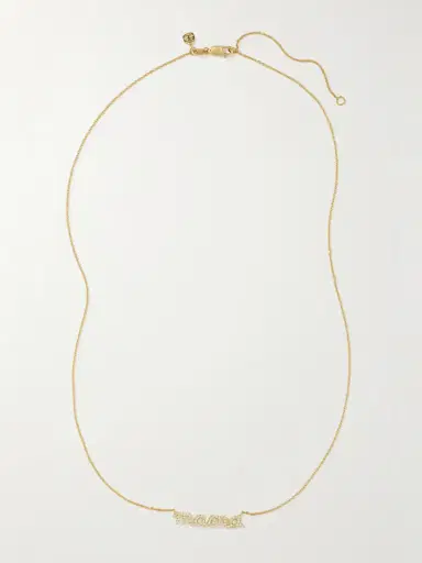 Sydney Evan Mama 14-karat Gold Diamond Necklace | Thumbnail 4 Sydney Evan Mama 14-karat Gold Diamond Necklace | Thumbnail 4