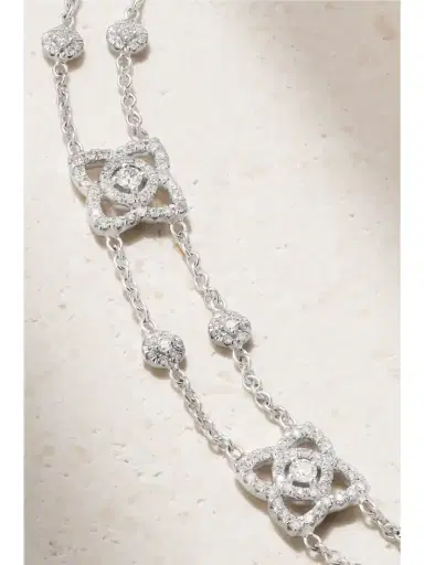 De Beers London Lotus By De Beers 18-karat White Gold Diamond Bracelet | Thumbnail 4 De Beers London Lotus By De Beers 18-karat White Gold Diamond Bracelet | Thumbnail 4