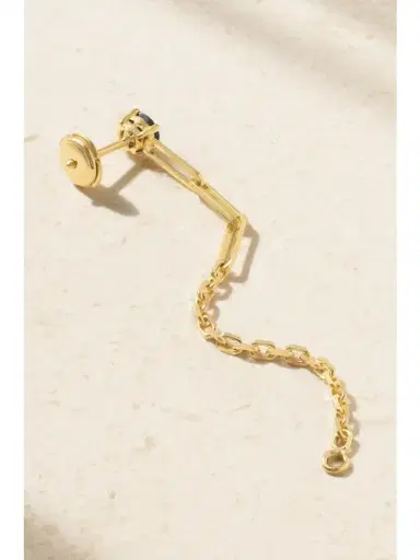 Yvonne Léon 18-karat Gold Sapphire Single Earring | Thumbnail 3 Yvonne Léon 18-karat Gold Sapphire Single Earring | Thumbnail 3