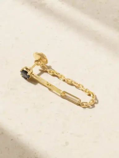 Yvonne Léon 18-karat Gold Sapphire Single Earring | Thumbnail 1 Yvonne Léon 18-karat Gold Sapphire Single Earring | Thumbnail 1