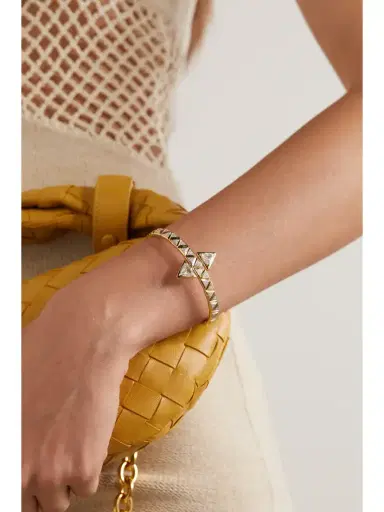 Marina B Triangoli Doppia Freccia 18-karat Gold Diamond Bangle | Thumbnail 2 Marina B Triangoli Doppia Freccia 18-karat Gold Diamond Bangle | Thumbnail 2
