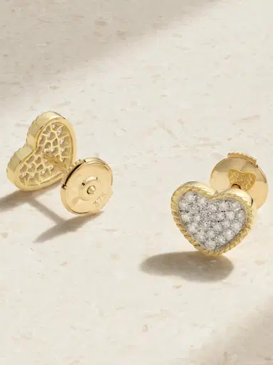 Yvonne Léon 9-karat Gold Diamond Earrings | Thumbnail 3 Yvonne Léon 9-karat Gold Diamond Earrings | Thumbnail 3