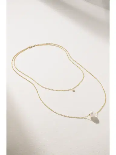 Mizuki Layered 14-karat Gold, Pearl And Diamond Necklace | Thumbnail 4 Mizuki Layered 14-karat Gold, Pearl And Diamond Necklace | Thumbnail 4