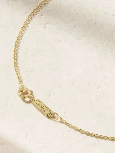 Jennifer Meyer Good Luck 18-karat Gold Diamond Necklace | Thumbnail 3 Jennifer Meyer Good Luck 18-karat Gold Diamond Necklace | Thumbnail 3