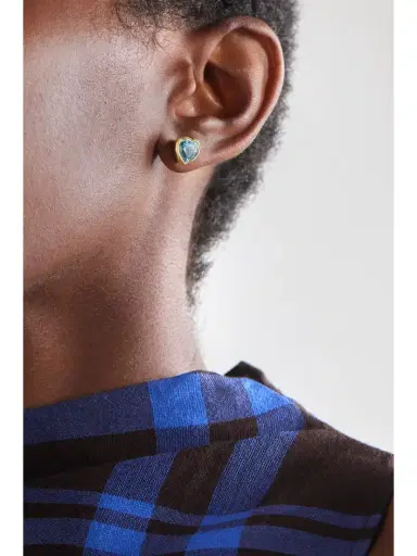 Irene Neuwirth Love 18-karat Gold Aquamarine Earrings | Thumbnail 2 Irene Neuwirth Love 18-karat Gold Aquamarine Earrings | Thumbnail 2