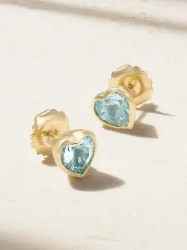 Irene Neuwirth Love 18-karat Gold Aquamarine Earrings | Thumbnail 1 Irene Neuwirth Love 18-karat Gold Aquamarine Earrings | Thumbnail 1