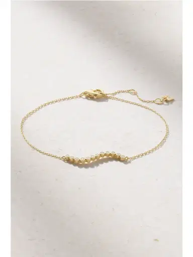 Mateo Wave 14-karat Gold Diamond Bracelet | Thumbnail 1 Mateo Wave 14-karat Gold Diamond Bracelet | Thumbnail 1