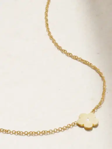 Jennifer Meyer Mini Daisy 18-karat Gold Diamond Necklace | Thumbnail 1 Jennifer Meyer Mini Daisy 18-karat Gold Diamond Necklace | Thumbnail 1