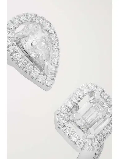 Messika My Twin Toi & Moi 18-karat White Gold Diamond Ring | Thumbnail 4 Messika My Twin Toi & Moi 18-karat White Gold Diamond Ring | Thumbnail 4