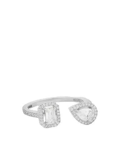 Messika My Twin Toi & Moi 18-karat White Gold Diamond Ring | Thumbnail 1 Messika My Twin Toi & Moi 18-karat White Gold Diamond Ring | Thumbnail 1