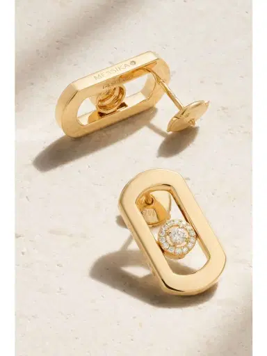 Messika Move Citizen 18-karat Gold Diamond Earrings | Thumbnail 3 Messika Move Citizen 18-karat Gold Diamond Earrings | Thumbnail 3