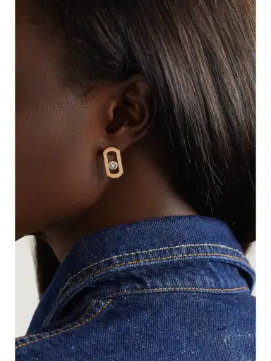 Messika Move Citizen 18-karat Gold Diamond Earrings | Thumbnail 2 Messika Move Citizen 18-karat Gold Diamond Earrings | Thumbnail 2