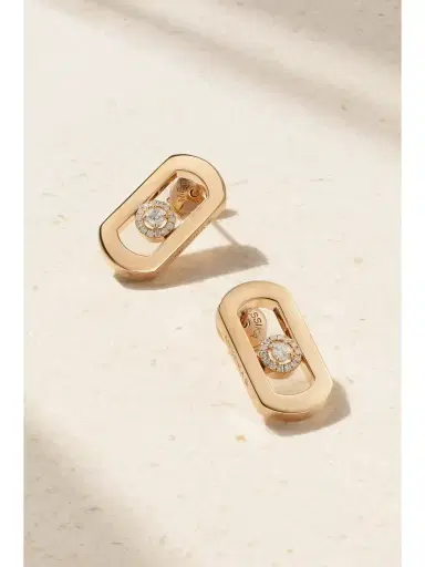 Messika Move Citizen 18-karat Gold Diamond Earrings | Thumbnail 1 Messika Move Citizen 18-karat Gold Diamond Earrings | Thumbnail 1