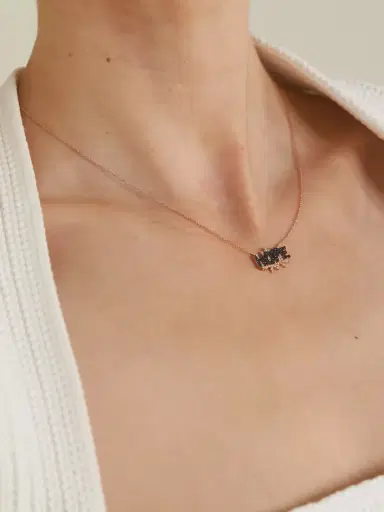 Diane Kordas Hope 18-karat Rose Gold, Sapphire And Diamond Necklace | Thumbnail 2 Diane Kordas Hope 18-karat Rose Gold, Sapphire And Diamond Necklace | Thumbnail 2