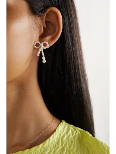 Sophie Bille Brahe Rosette De Perles 14-karat Gold Pearl Earrings | Thumbnail 2 Sophie Bille Brahe Rosette De Perles 14-karat Gold Pearl Earrings | Thumbnail 2
