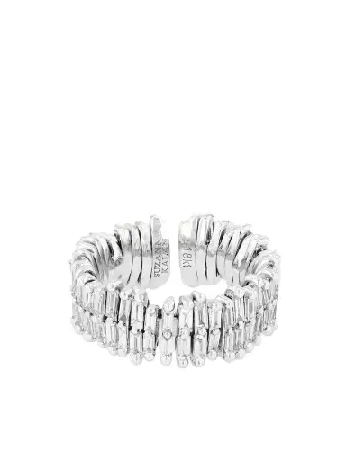 Suzanne Kalan 18-karat White Gold Diamond Ring | Thumbnail 1 Suzanne Kalan 18-karat White Gold Diamond Ring | Thumbnail 1