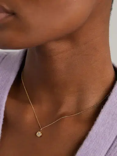 Sydney Evan 14-karat Gold Diamond Necklace | Thumbnail 2 Sydney Evan 14-karat Gold Diamond Necklace | Thumbnail 2