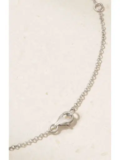SHAY Portrait 18-karat White Gold, Crystal And Diamond Necklace | Thumbnail 3 SHAY Portrait 18-karat White Gold, Crystal And Diamond Necklace | Thumbnail 3