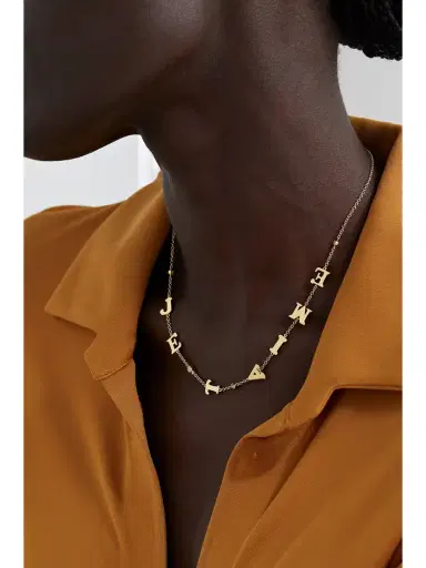 Yvonne Léon Je T'aime 9-karat Gold Diamond Necklace | Thumbnail 2 Yvonne Léon Je T'aime 9-karat Gold Diamond Necklace | Thumbnail 2