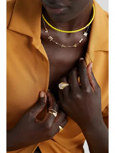 Yvonne Léon Je T'aime 9-karat Gold Diamond Necklace | Thumbnail 5 Yvonne Léon Je T'aime 9-karat Gold Diamond Necklace | Thumbnail 5