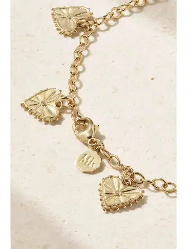 Marlo Laz Agape 14-karat Gold Diamond Anklet | Thumbnail 3 Marlo Laz Agape 14-karat Gold Diamond Anklet | Thumbnail 3