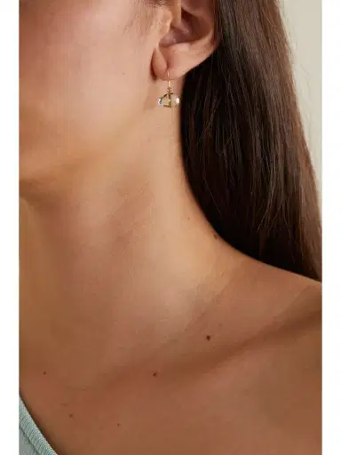Melissa Joy Manning 14-karat Recycled Gold Topaz Earrings | Thumbnail 2 Melissa Joy Manning 14-karat Recycled Gold Topaz Earrings | Thumbnail 2