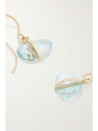 Melissa Joy Manning 14-karat Recycled Gold Topaz Earrings | Thumbnail 4 Melissa Joy Manning 14-karat Recycled Gold Topaz Earrings | Thumbnail 4