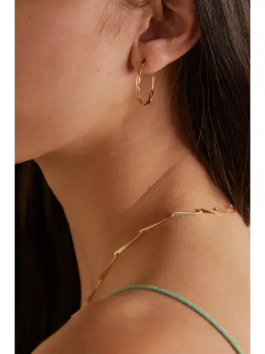 Melissa Joy Manning 14-karat Recycled Gold Hoop Earrings | Thumbnail 2 Melissa Joy Manning 14-karat Recycled Gold Hoop Earrings | Thumbnail 2