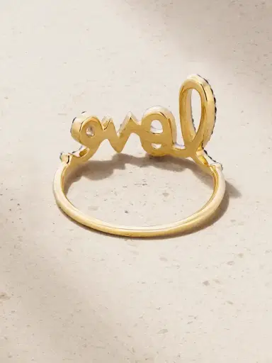 Sydney Evan Large Love 14-karat Gold Sapphire Ring | Thumbnail 3 Sydney Evan Large Love 14-karat Gold Sapphire Ring | Thumbnail 3