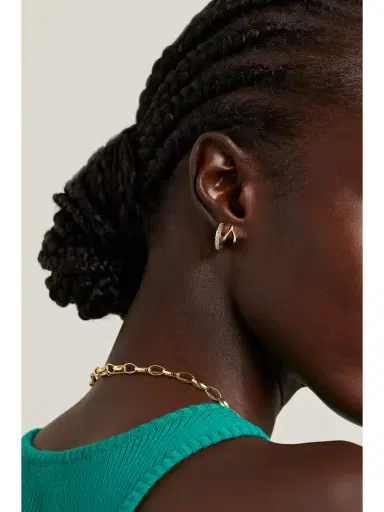 Jennifer Meyer Mini Wishbone 18-karat Gold Earrings | Thumbnail 2 Jennifer Meyer Mini Wishbone 18-karat Gold Earrings | Thumbnail 2
