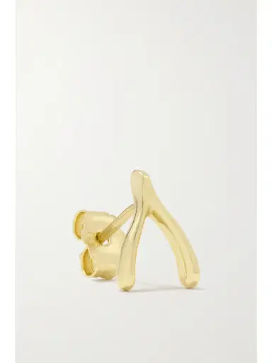 Jennifer Meyer Mini Wishbone 18-karat Gold Earrings | Thumbnail 3 Jennifer Meyer Mini Wishbone 18-karat Gold Earrings | Thumbnail 3