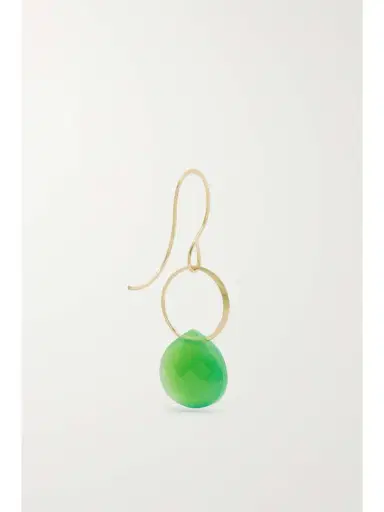 Melissa Joy Manning 14-karat Recycled Gold Chrysoprase Earrings | Thumbnail 3 Melissa Joy Manning 14-karat Recycled Gold Chrysoprase Earrings | Thumbnail 3
